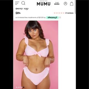 NWT Show Me Your Mumu bella bikini top and bottom (both XL).